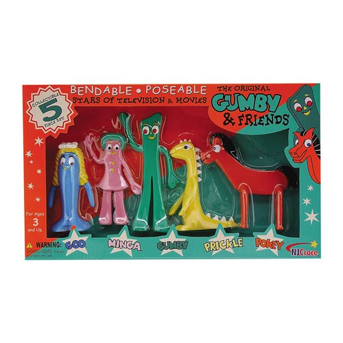 Gumby and Friends Bendable Figures Boxed Set